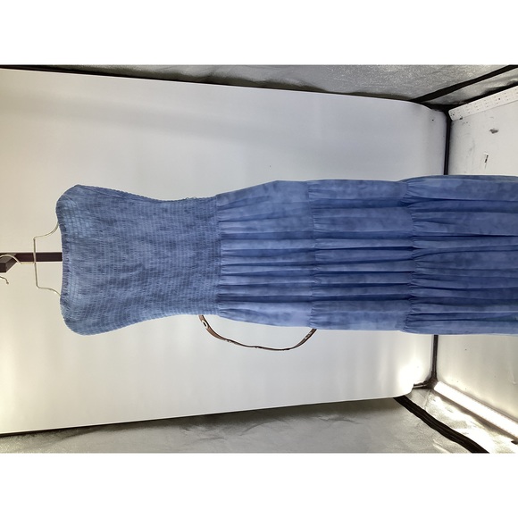 Michael Kors | Dresses | Michael Kors Chambray Print Smocked